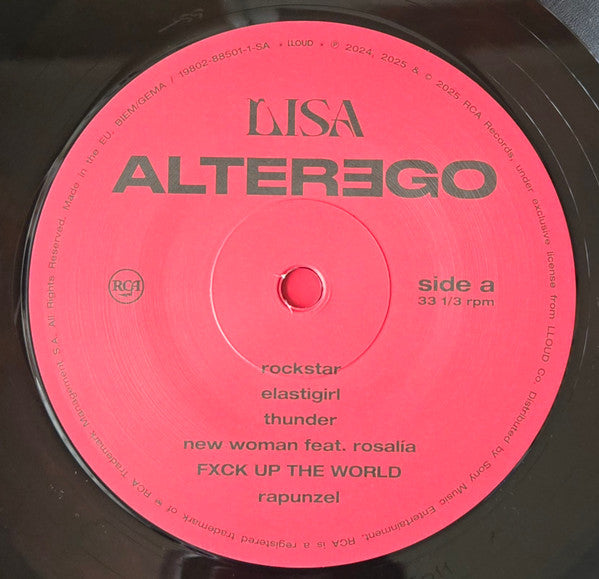 LISA - ALTER EGO LP BLACK MARBLED EDITION