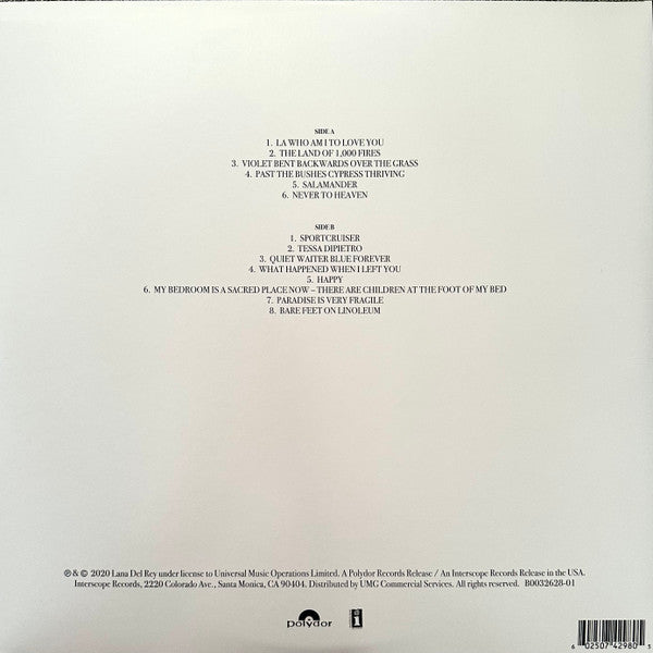 LANA DEL REY - VIOLET BENT BACKWARDS OVER LP VINILO