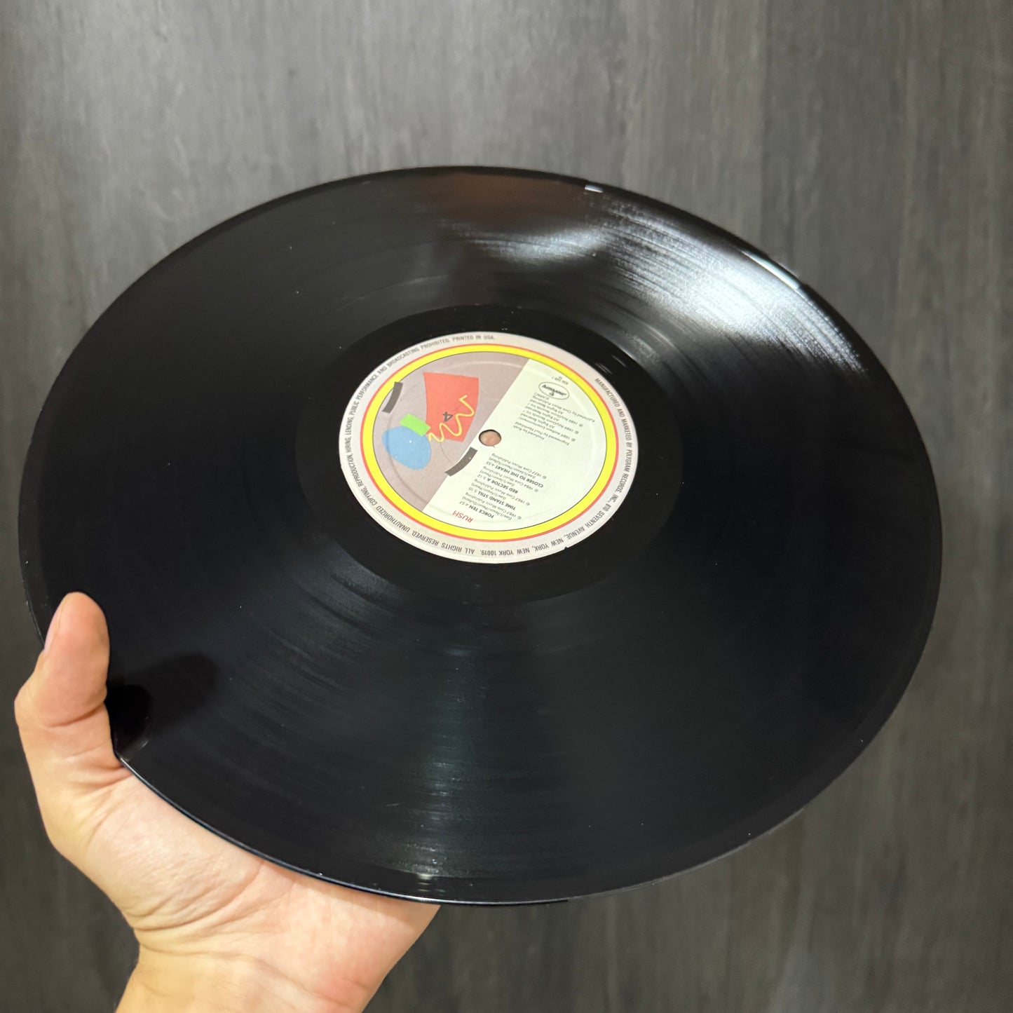 RUSH - A SHOW OF HANDS (LIVE) 2LPs VINILO DE EPOCA PROMOCIONAL