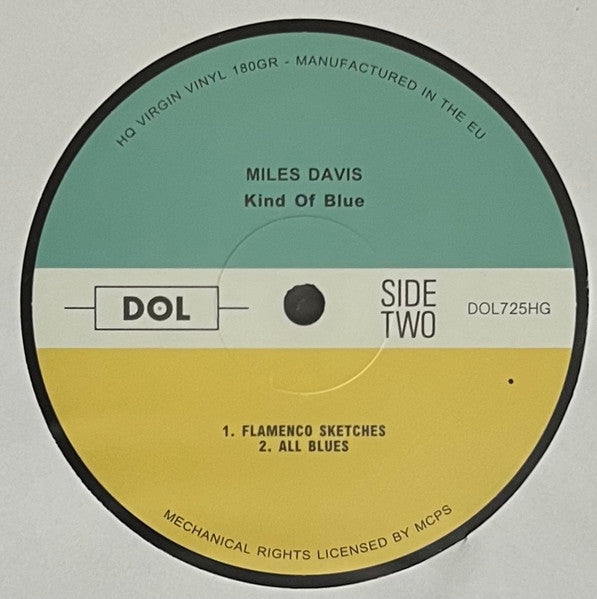 MILES DAVIS - KIND OF BLUE LP VINILO
