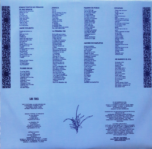 LOS TRES - LOS TRES LP VINILO