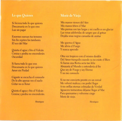 LOS TRES - LA SANGRE EN EL CUERPO CD