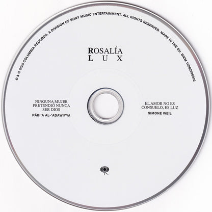 ROSALIA - LUX CD NUEVO