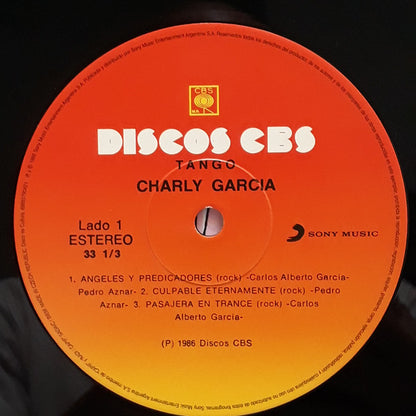 TANGO - CHARLY GARCIA y PEDRO AZNAR LP VINILO
