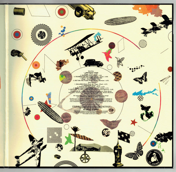 LED ZEPPELIN - LED ZEPPELIN III 3 LP VINILO