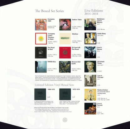 KING CRIMSON - IN THE COURT OF THE CRIMSON KING 2LPs 50Th ANIVERSARIO MIX STEVEN WILSON