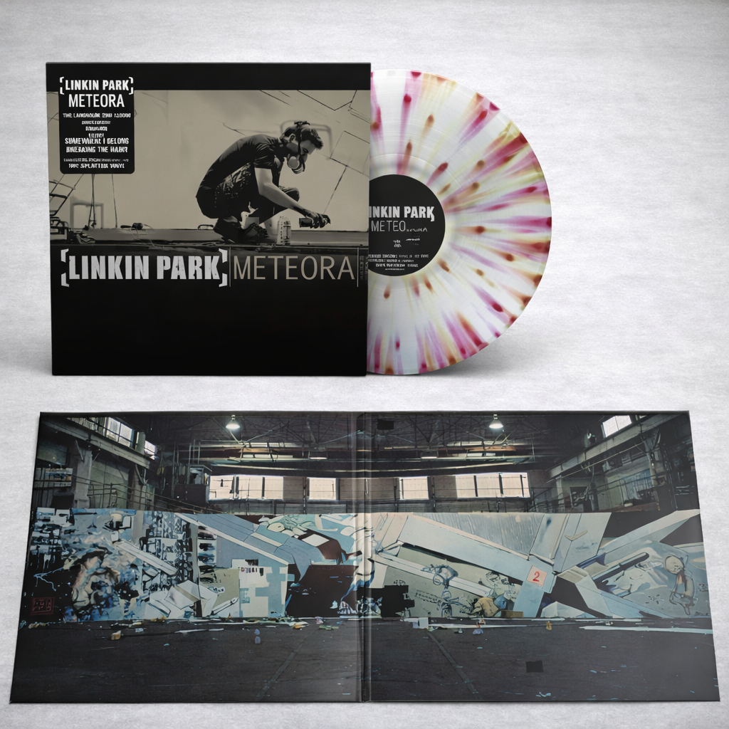 LINKIN PARK - METEORA LP LIMITED EDITION TRANSLUCENT GOLD AND RED SPARKLE