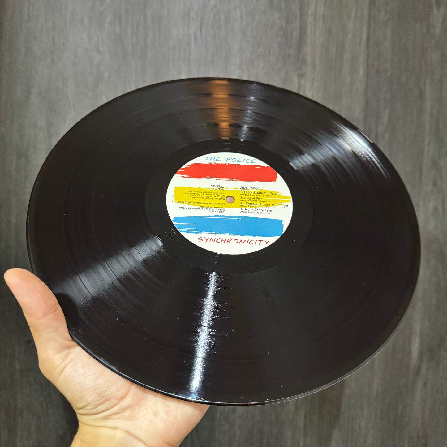 THE POLICE - SYNCHRONICITY + SINGLE 7" LP VINILO DE EPOCA