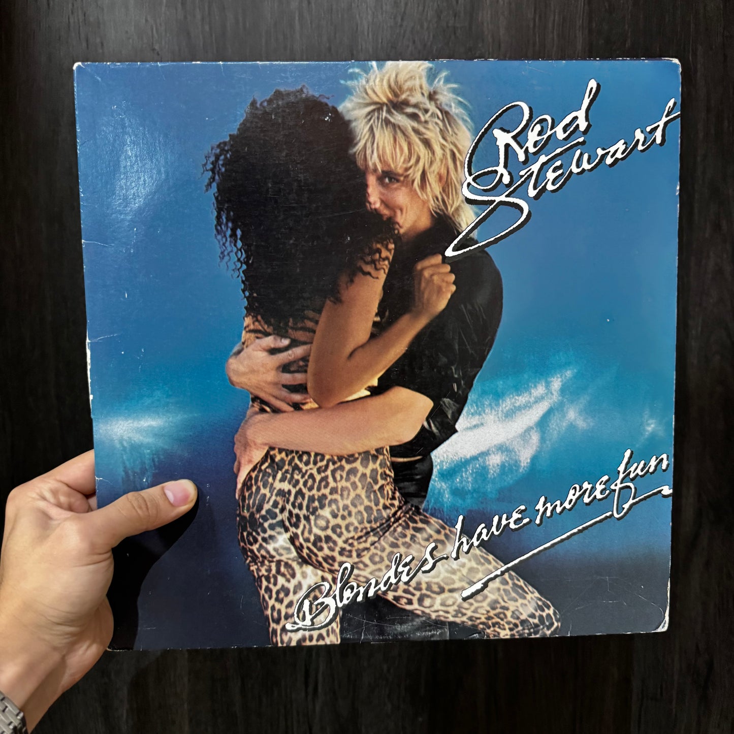 ROD STEWART - BLONDES HAVE MORE FUN LP VINILO DE EPOCA