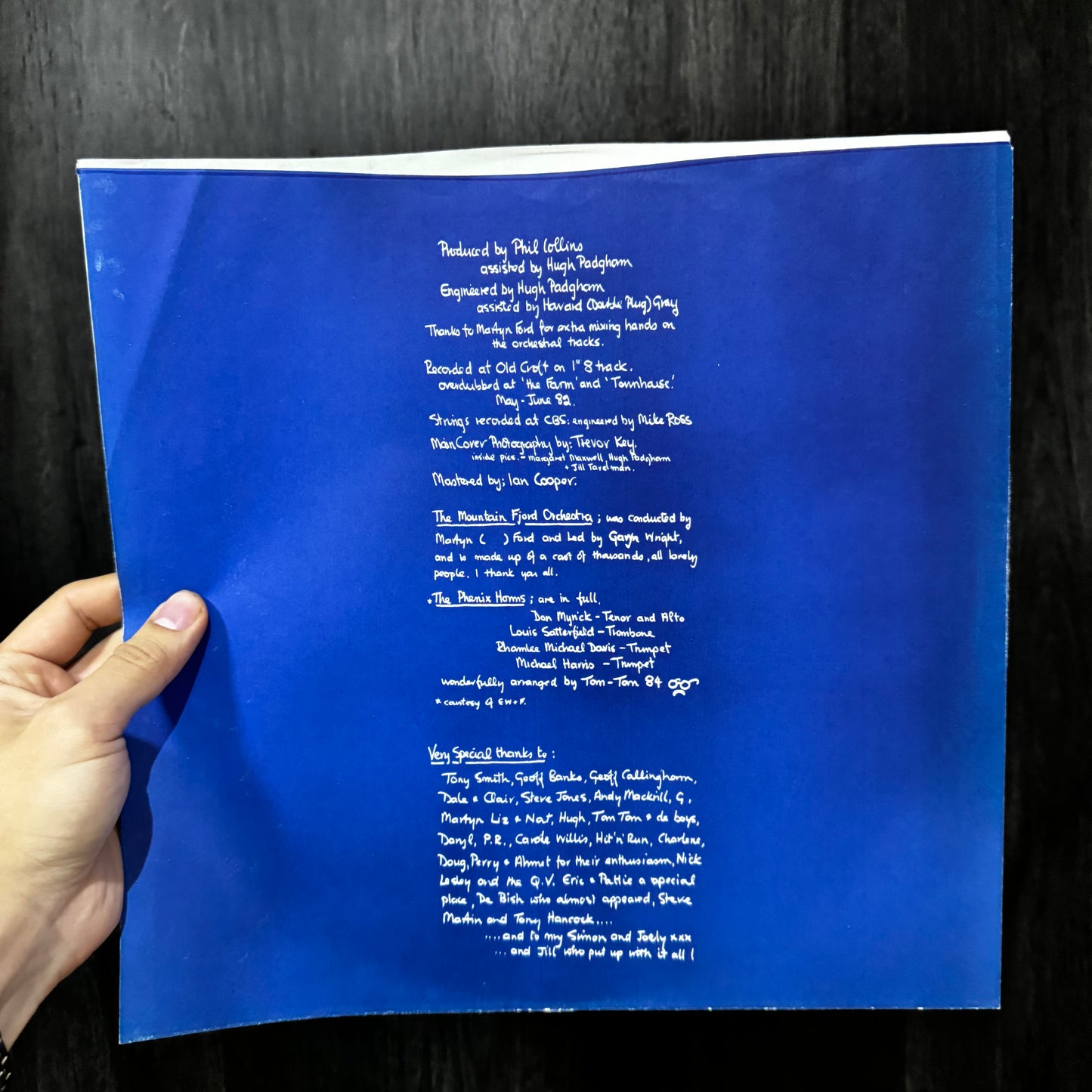 PHIL COLLINS - HELLO, I MUST BE GOING! LP VINILO DE EPOCA