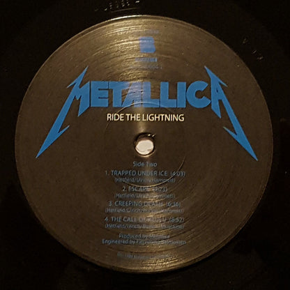 METALLICA - RIDE THE LIGHTNING LP VINILO