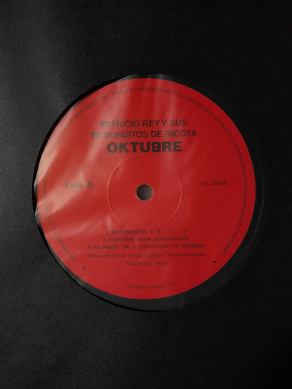 OKTUBRE - PATRICIO REY Y SUS REDONDITOS DE RICOTA LP VINILO
