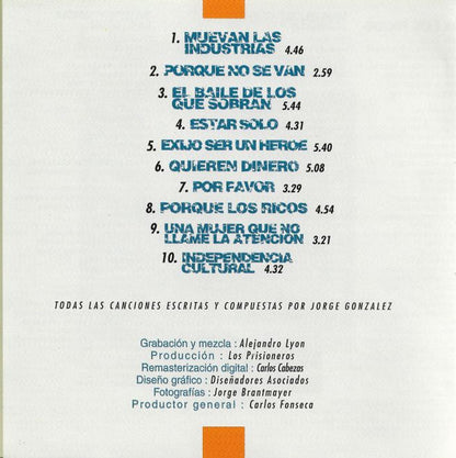 LOS PRISIONEROS - PATEANDO PIEDRAS CD