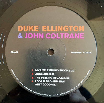 DUKE ELLINGTON & JOHN COLTRANE - Duke Ellington & John Coltrane LP VINILO LIMITED EDITION