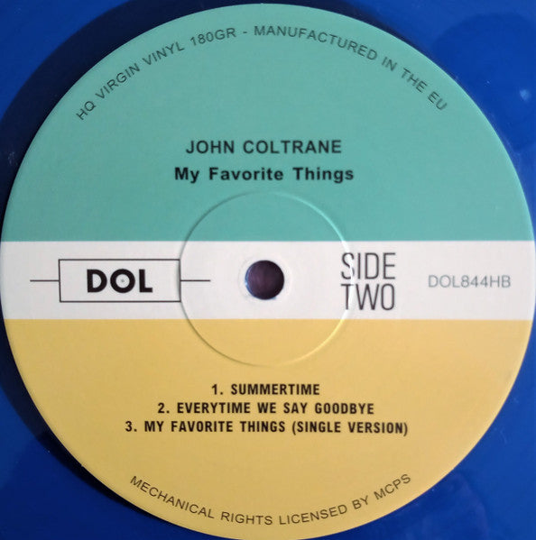 JOHN COLTRANE - MY FAVORITE THINGS LP VINILO LIMITED EDITION