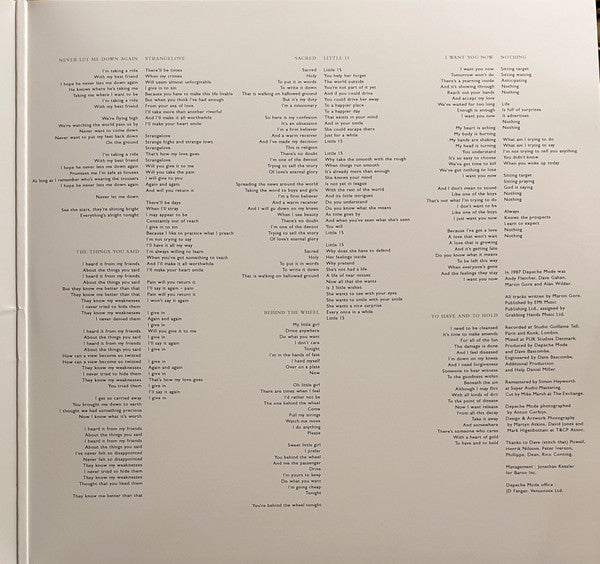 DEPECHE MODE - MUSIC FOR THE MASSES LP VINILO