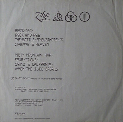 LED ZEPPELIN - IV LP VINILO