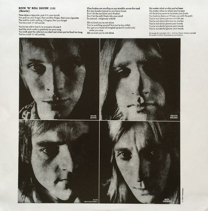 DAVID BOWIE - THE RISE AND FALL OF ZIGGY STARDUST AND THE SPIDERS FROM MARS LP VINILO