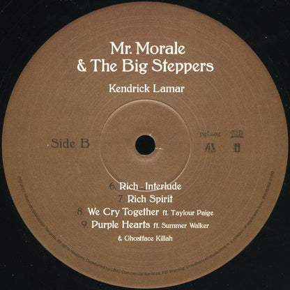 KENDRICK LAMAR - MR. MORALE & THE BIG STEPPERS 2LPs VINILO