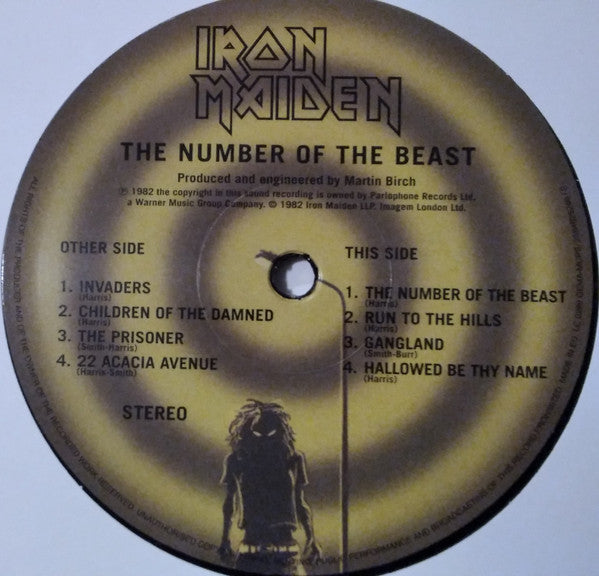 IRON MAIDEN - THE NUMBER OF THE BEAST LP VINILO 40 ANIVERSARIO