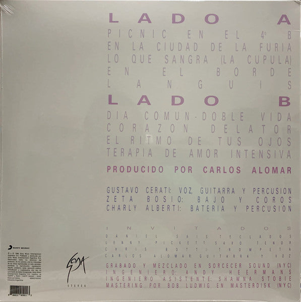 SODA STEREO - DOBLE VIDA LP VINILO
