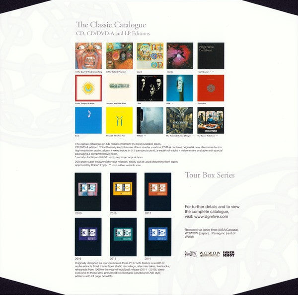 KING CRIMSON - IN THE COURT OF THE CRIMSON KING 2LPs 50Th ANIVERSARIO MIX STEVEN WILSON