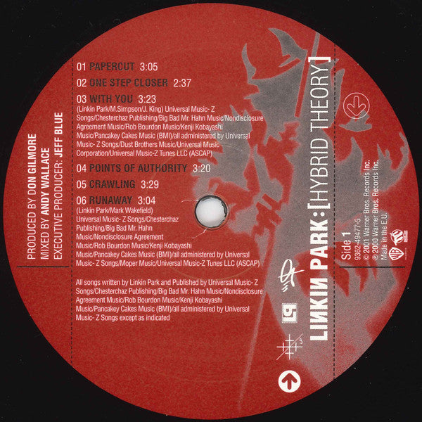 LINKIN PARK - HYBRID THEORY LP VINILO