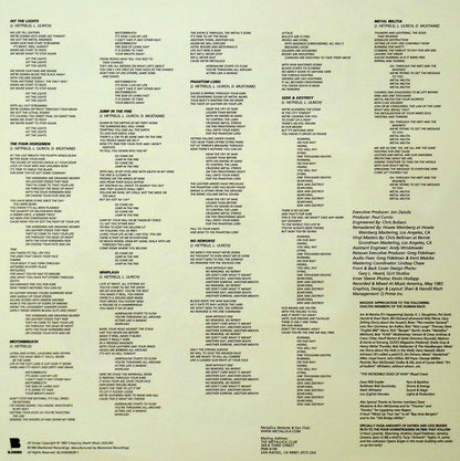 METALLICA - KILL EM ALL LP VINILO