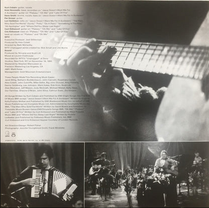 NIRVANA - MTV UNPLUGGED IN NEW YORK LP