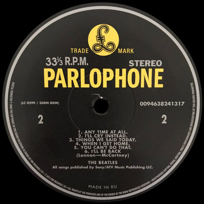 THE BEATLES - A HARD DAYS NIGHT LP VINILO