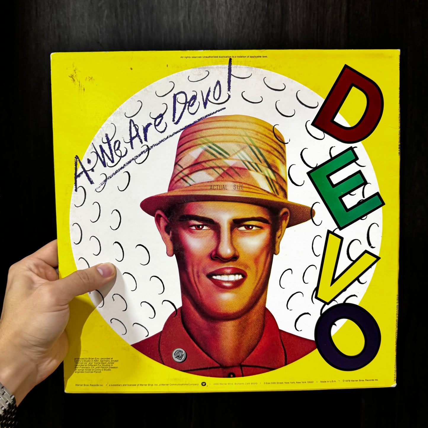 DEVO - Q: ARE WE NOT MEN? A: WE ARE DEVO! LP DE EPOCA