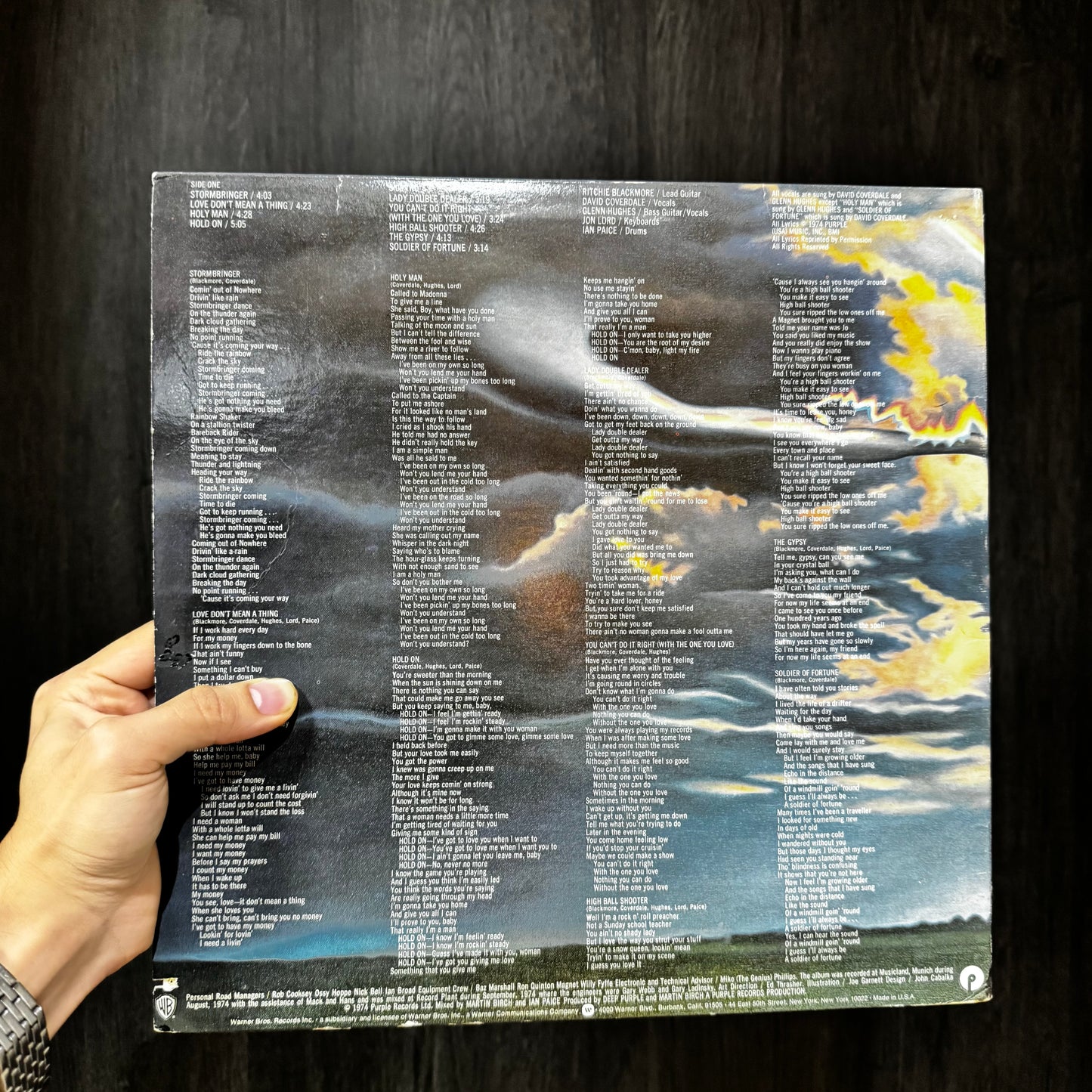 DEEP PURPLE - STORMBRINGER LP VINILO DE EPOCA
