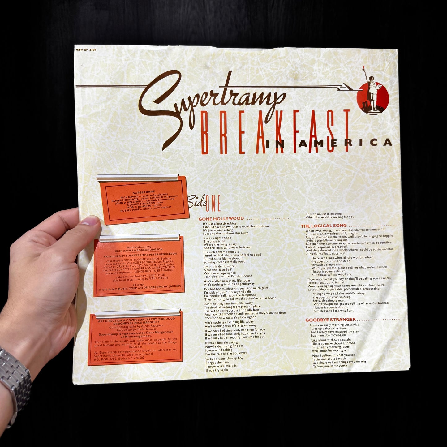 SUPERTRAMP - BREAKFAST IN AMERICA LP VINILO DE EPOCA