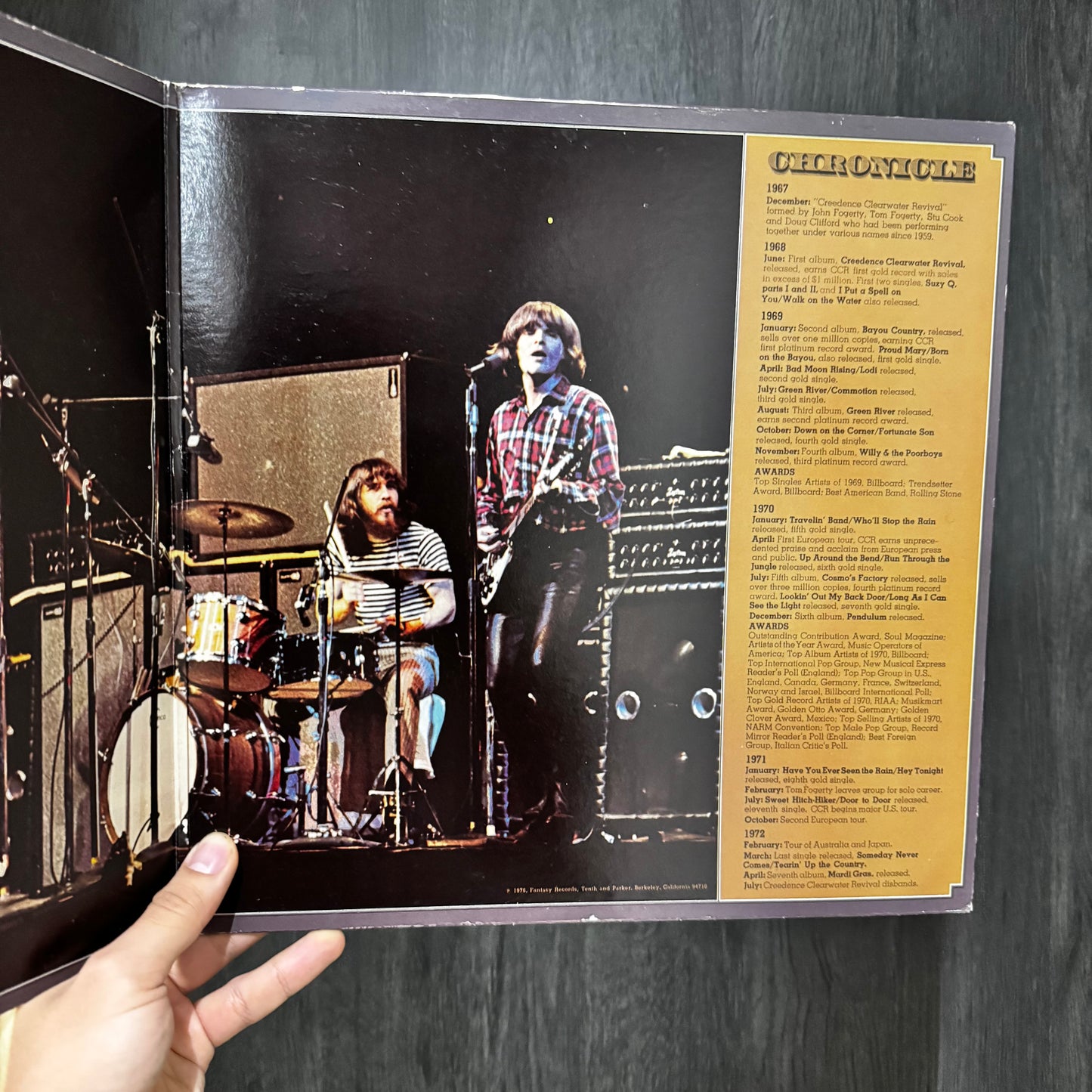 CREEDENCE CLEARWATER REVIVAL - CHRONICLE (THE 20 GREATEST HITS) 2LPs VINILO DE EPOCA