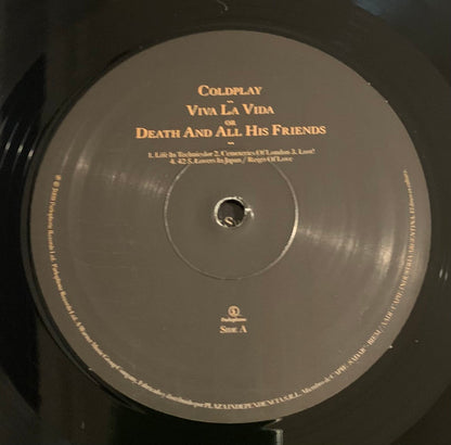COLDPLAY - VIVA LA VIDA OR DEATH AND ALL HIS FRIENDS LP VINILO
