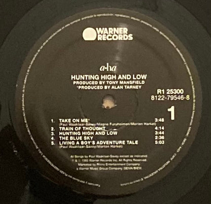 A-HA - HUNTING HIGH AND LOW LP VINILO