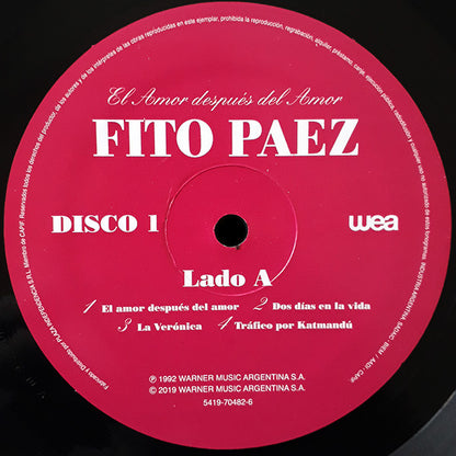 FITO PAEZ - EL AMOR DESPUES DEL AMOR 2LPs