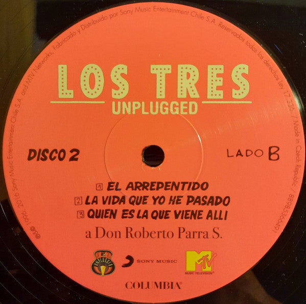 LOS TRES - MTV UNPLUGGED 2LPs VINILO