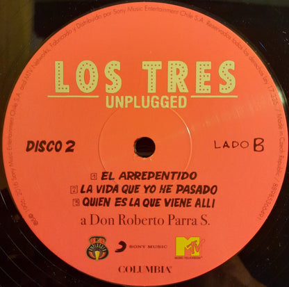 LOS TRES - MTV UNPLUGGED 2LPs VINILO