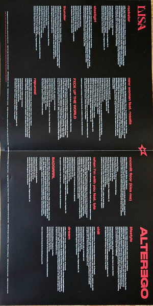 LISA - ALTER EGO LP BLACK MARBLED EDITION