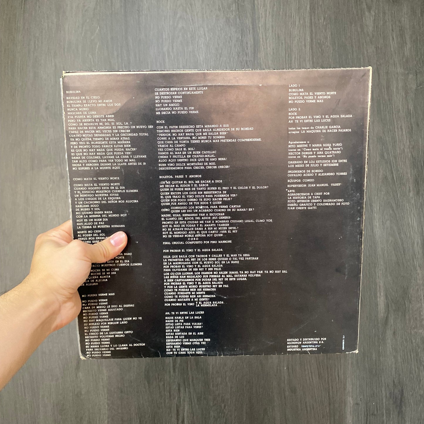 LA MAQUINA DE HACER PAJAROS VINILO EPOCA PRIMERA EDICION.