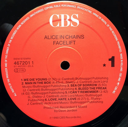 ALICE IN CHAINS - FACELIFT 2LPs VINILO