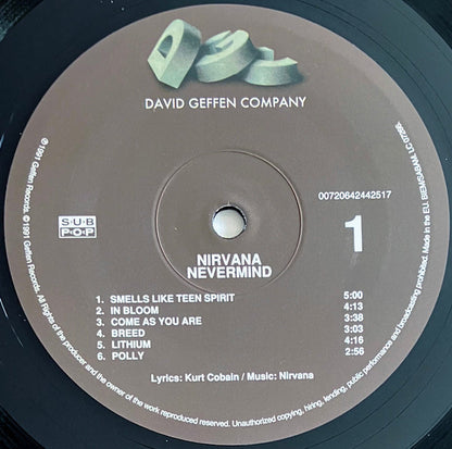 NIRVANA - NEVERMIND LP