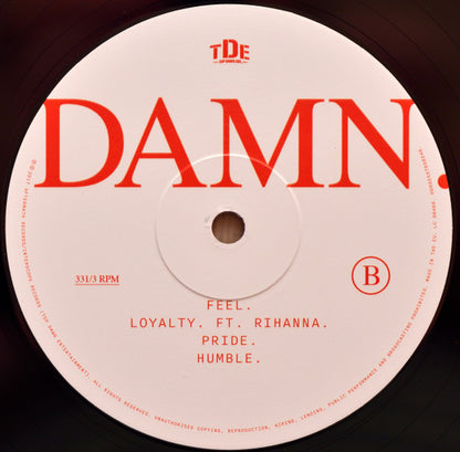 KENDRICK LAMAR - DAMN 2LPs VINILO