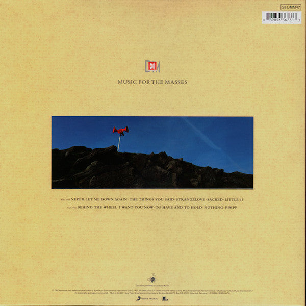 DEPECHE MODE - MUSIC FOR THE MASSES LP VINILO