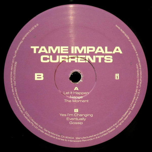 TAME IMPALA - CURRENTS 2LPs VINILO