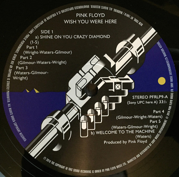 PINK FLOYD - WISH YOU WERE HERE LP VINILO