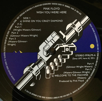 PINK FLOYD - WISH YOU WERE HERE LP VINILO