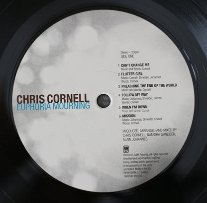 CHRIS CORNELL - EUPHORIA MOURNING LP VINILO
