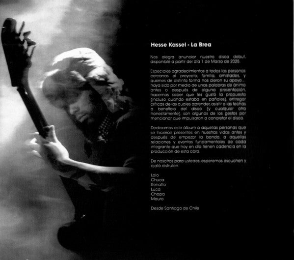 HESSE KASSEL - LA BREA CD OFICIAL